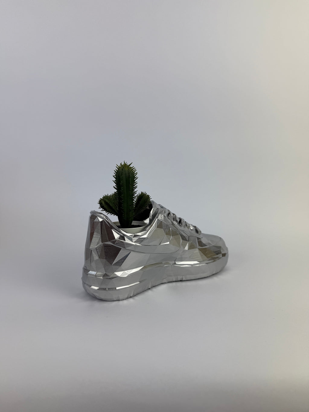 AF1 low poly - Chrome