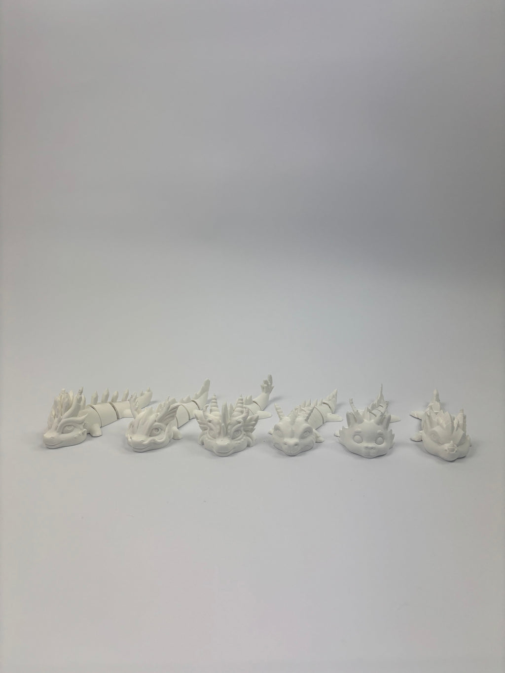 Paint your own - Articulated dragons