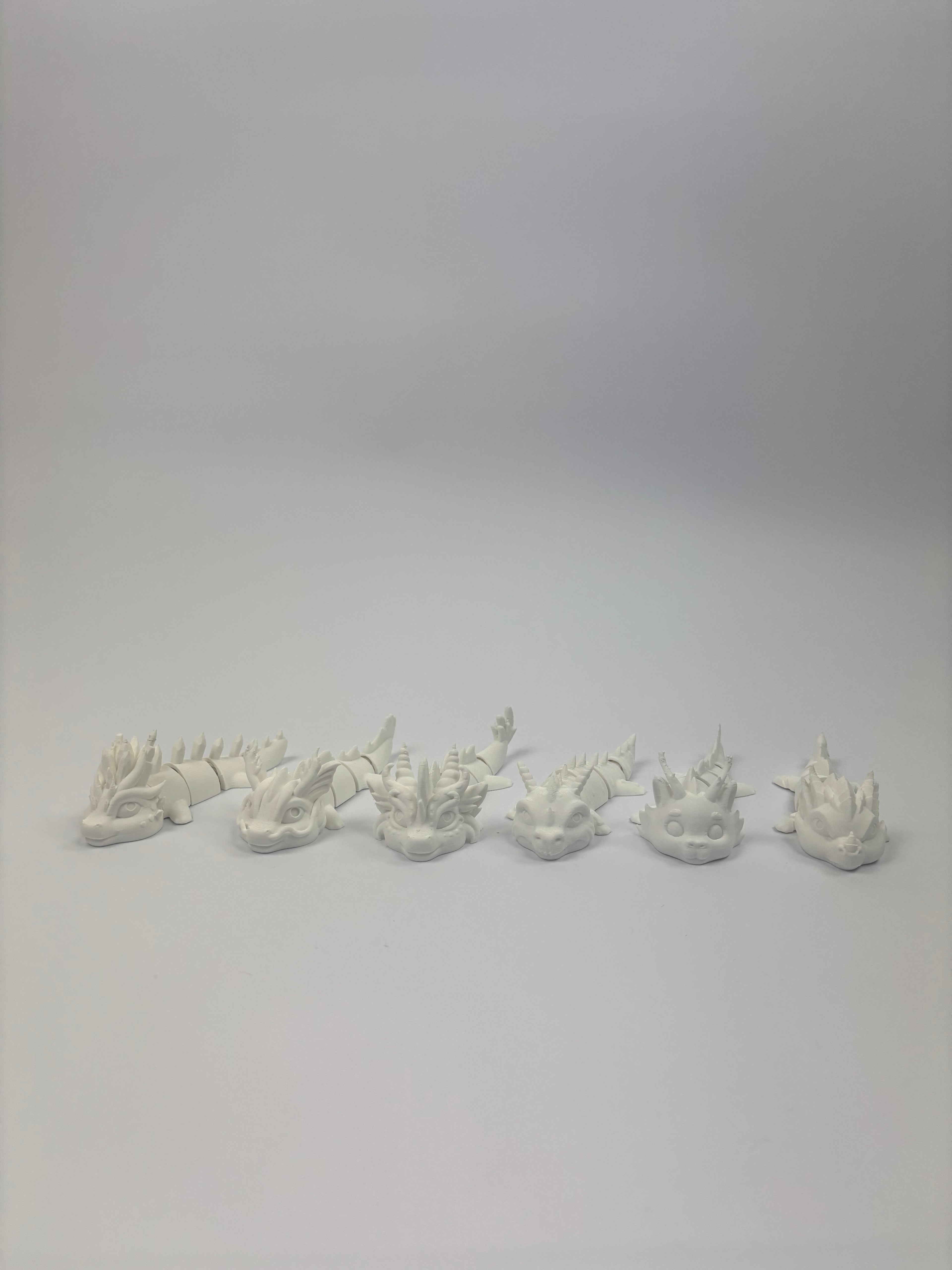 Paint your own - Articulated dragons