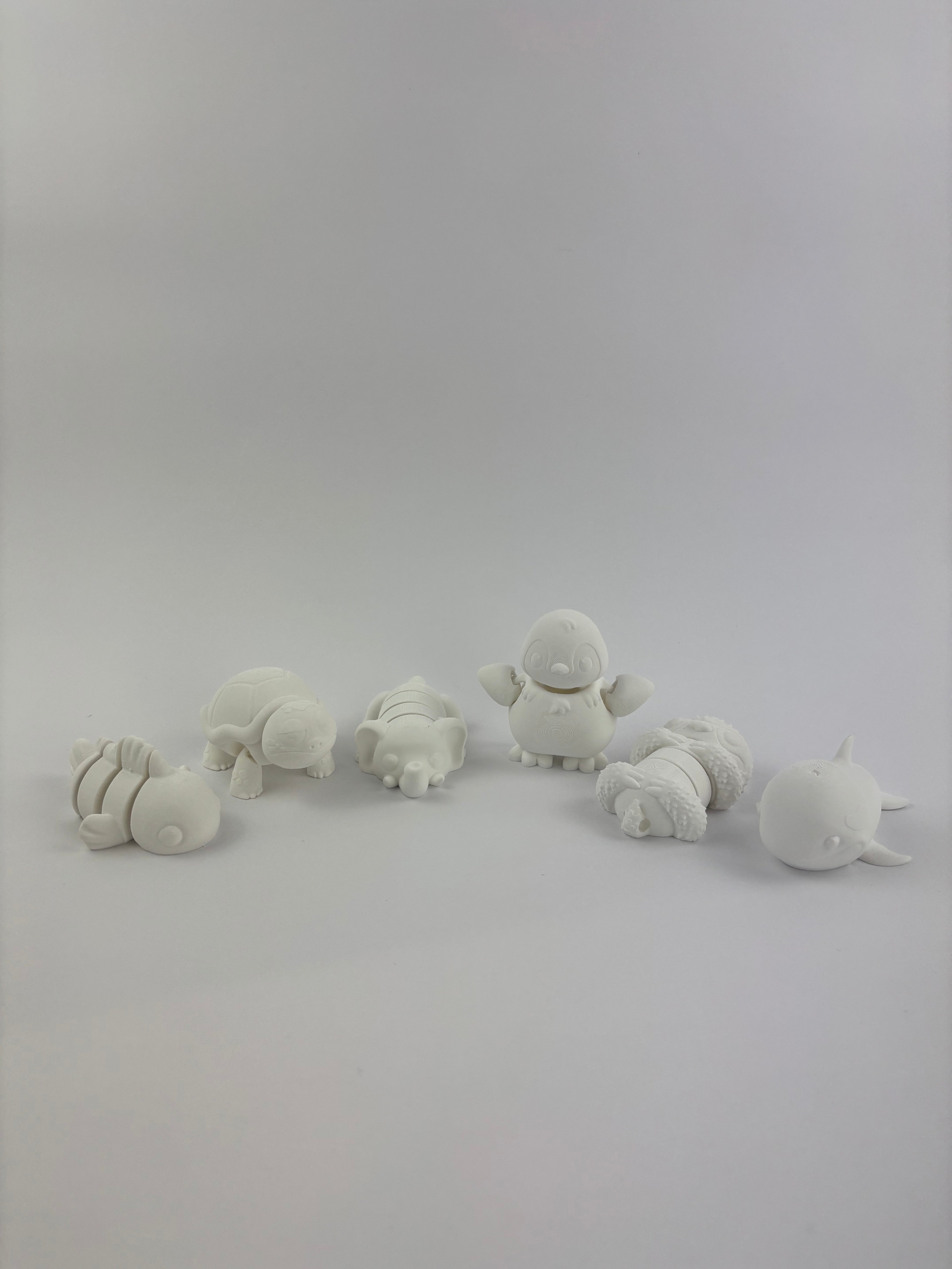 Paint your own - MINI ARTICULATED ANIMALS