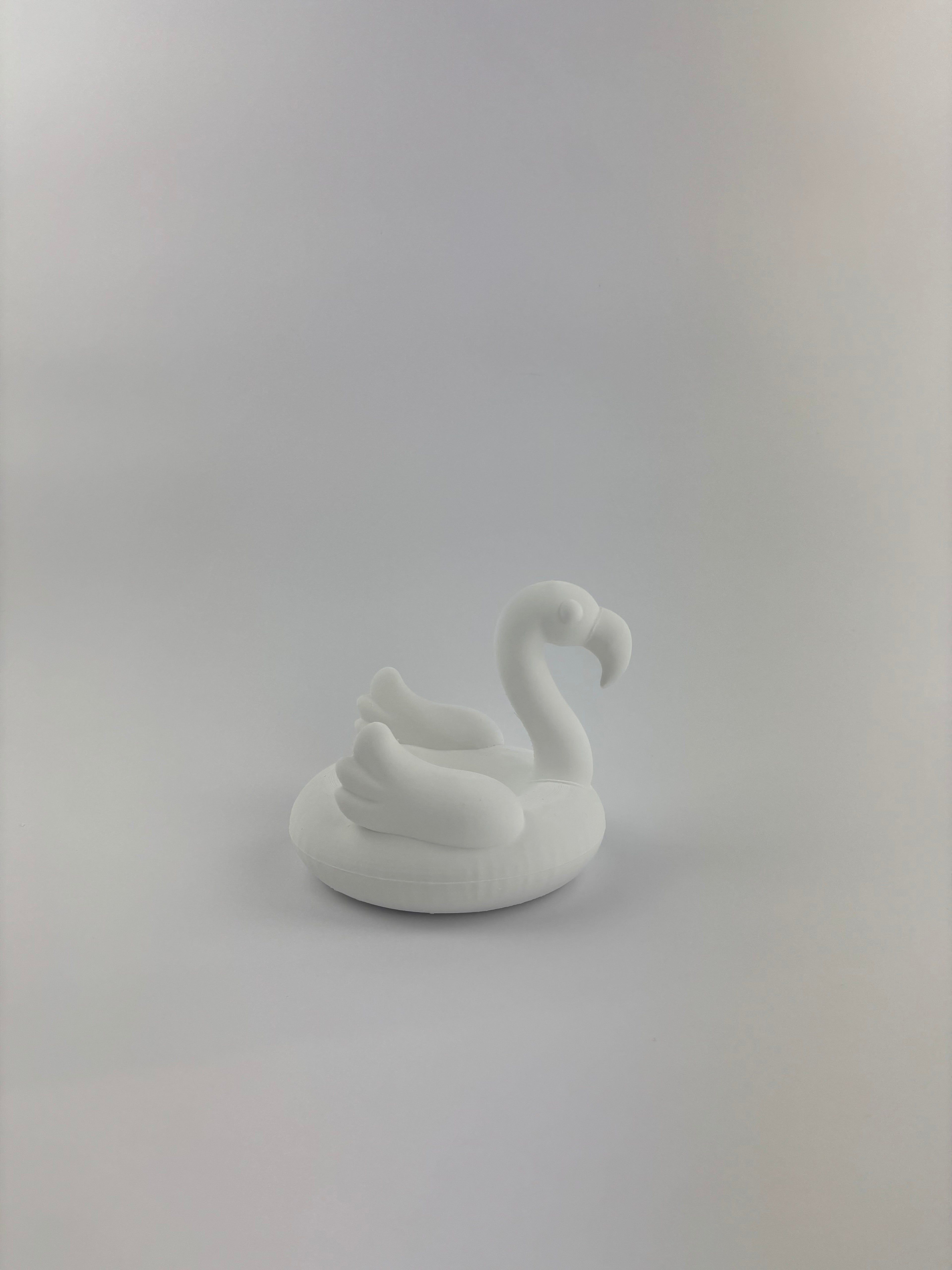 Paint your own - FLAMINGO POOL FLOATIE - jewelry tray/planter