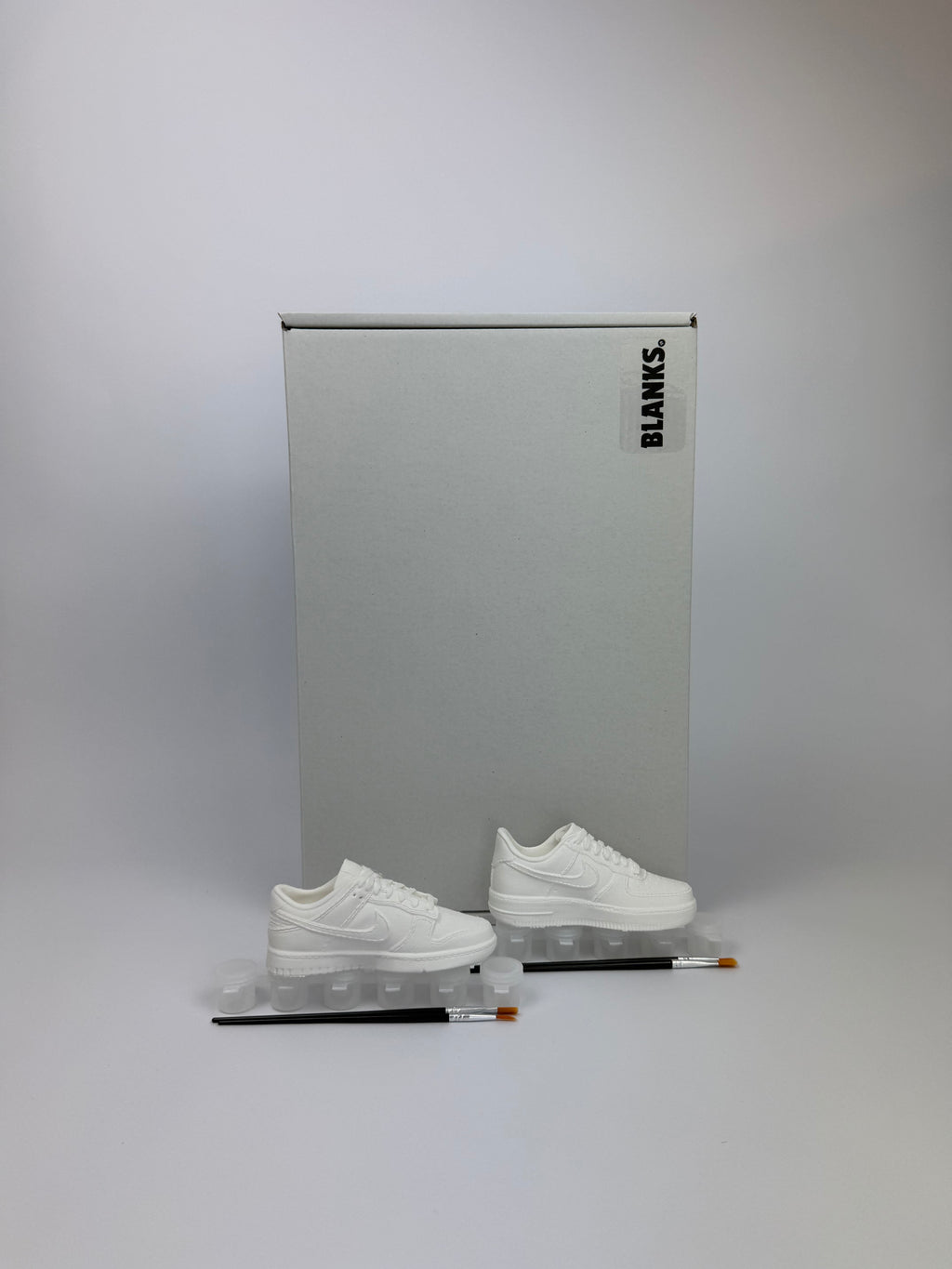 Medium trainer paint kit with paint and brushes