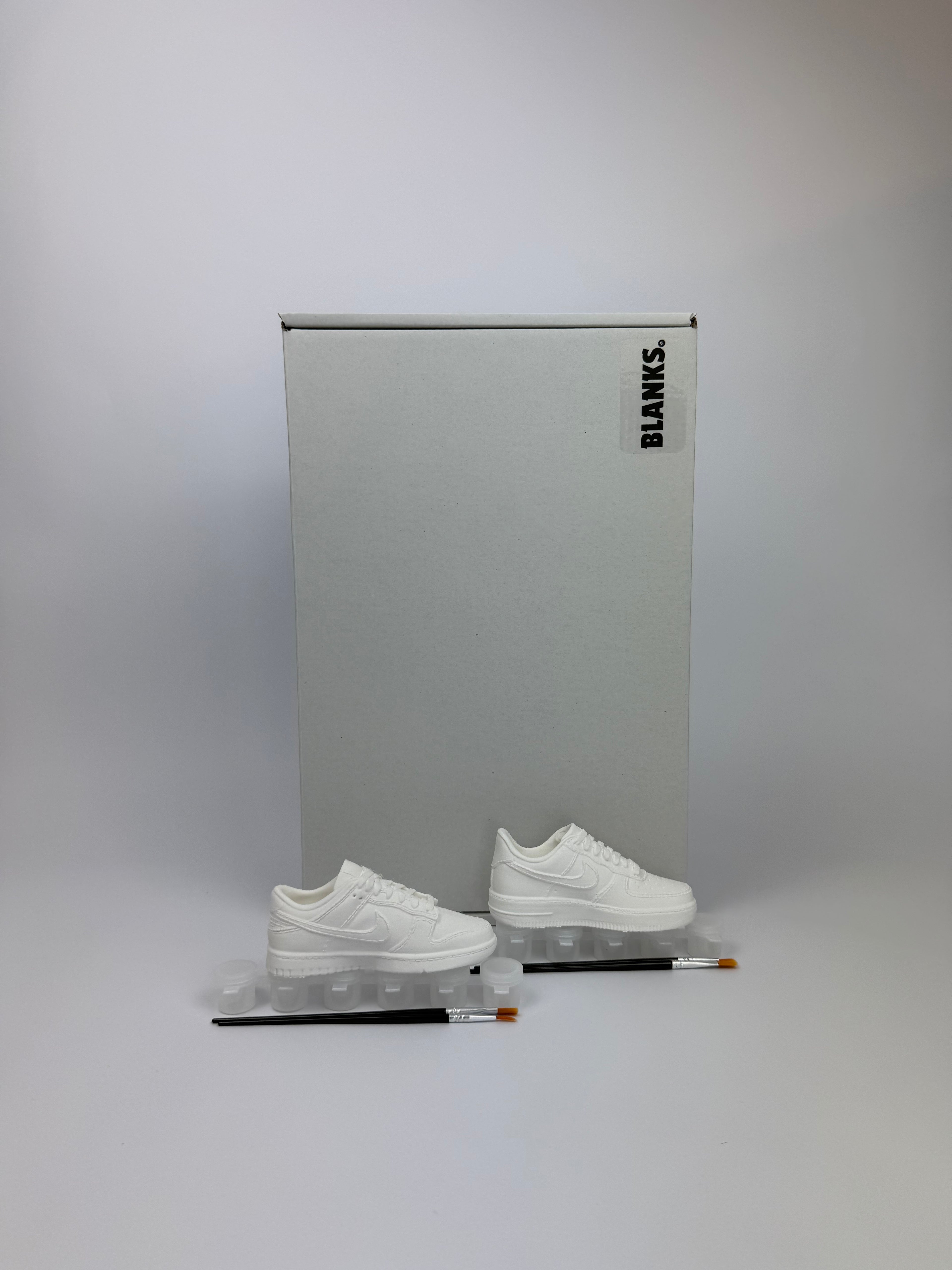 Medium trainer paint kit with paint and brushes