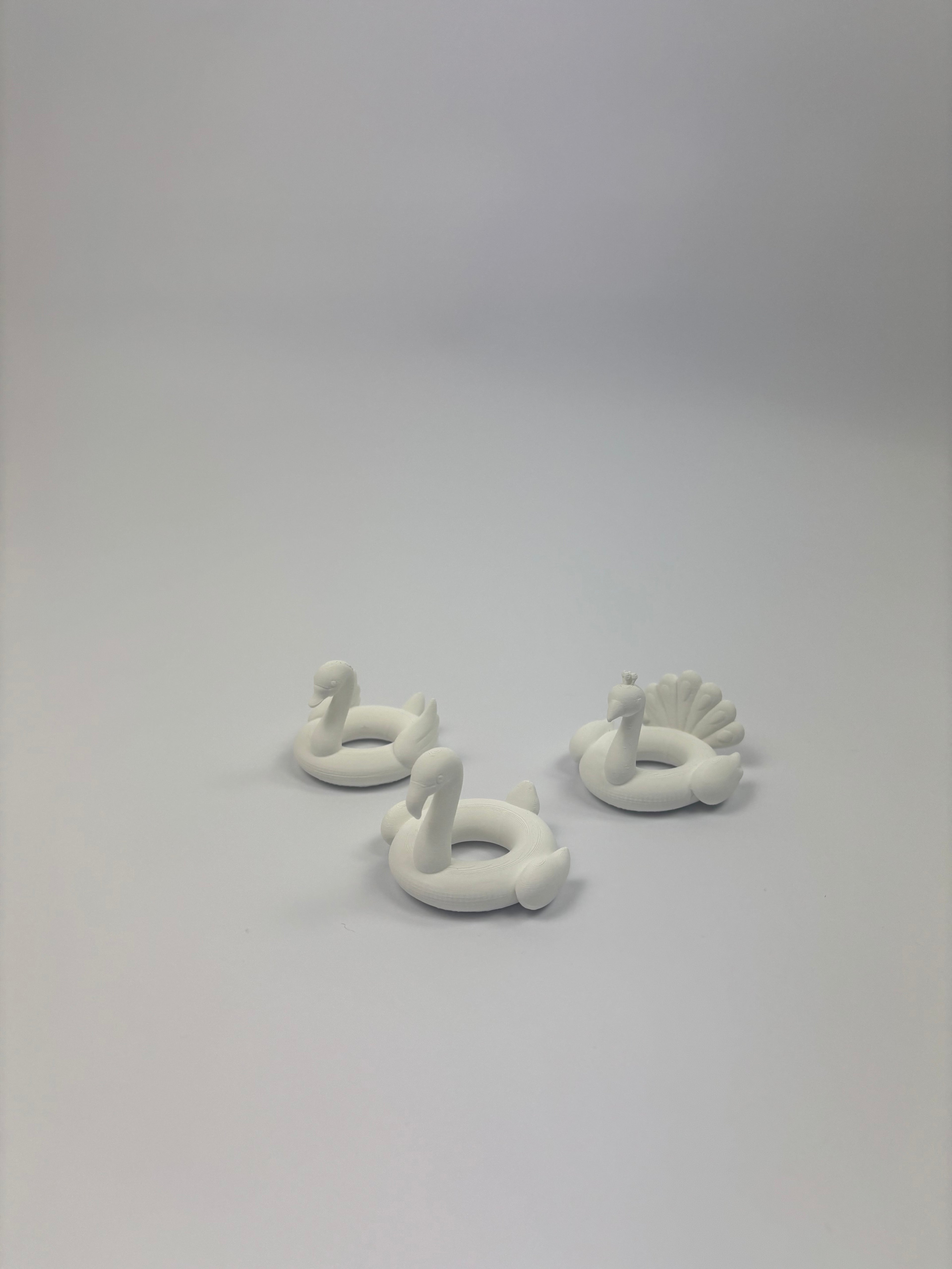 Paint your own - Mini pool floatie (ring holders)