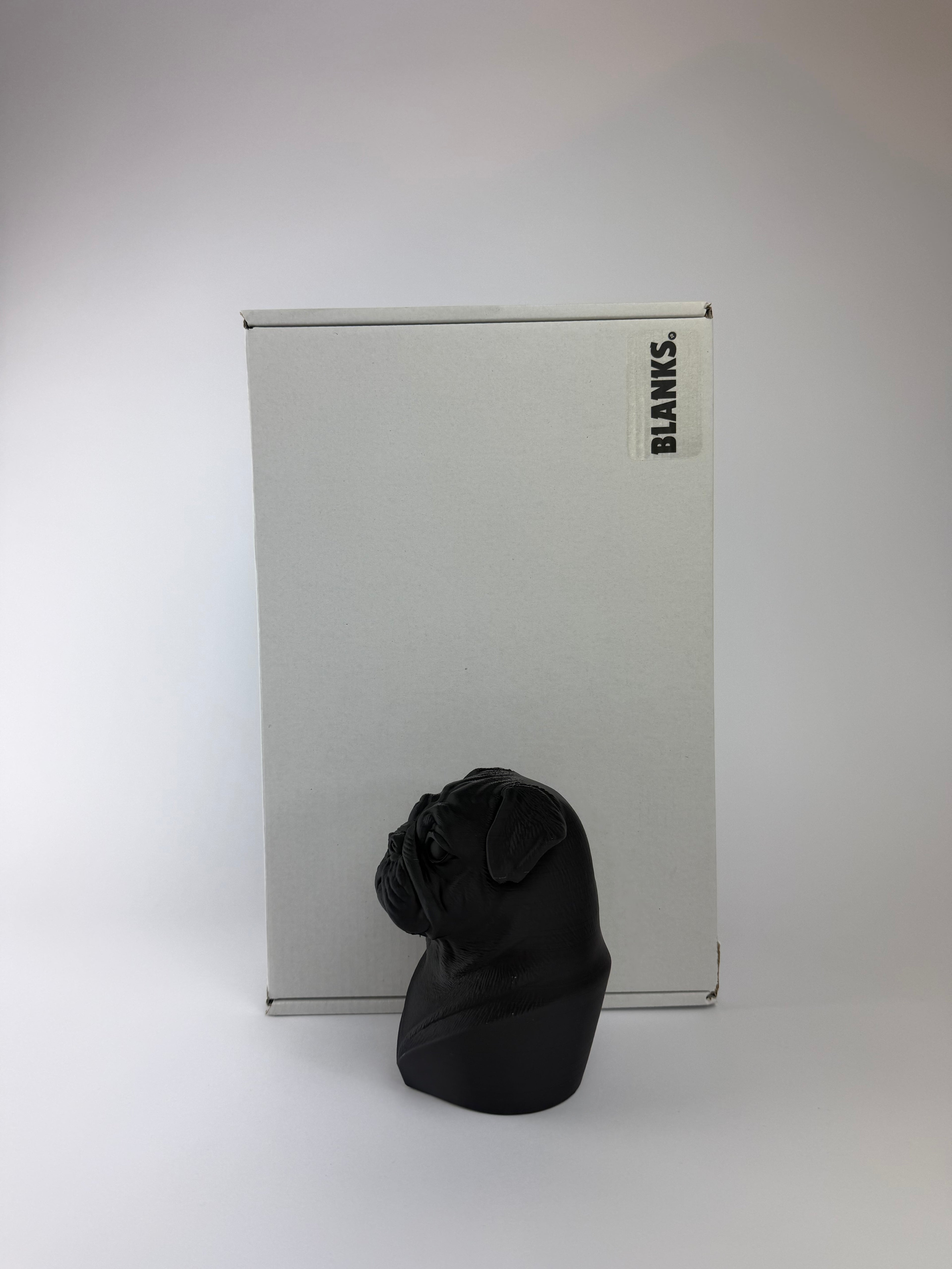 Paint your own - Pug Bust