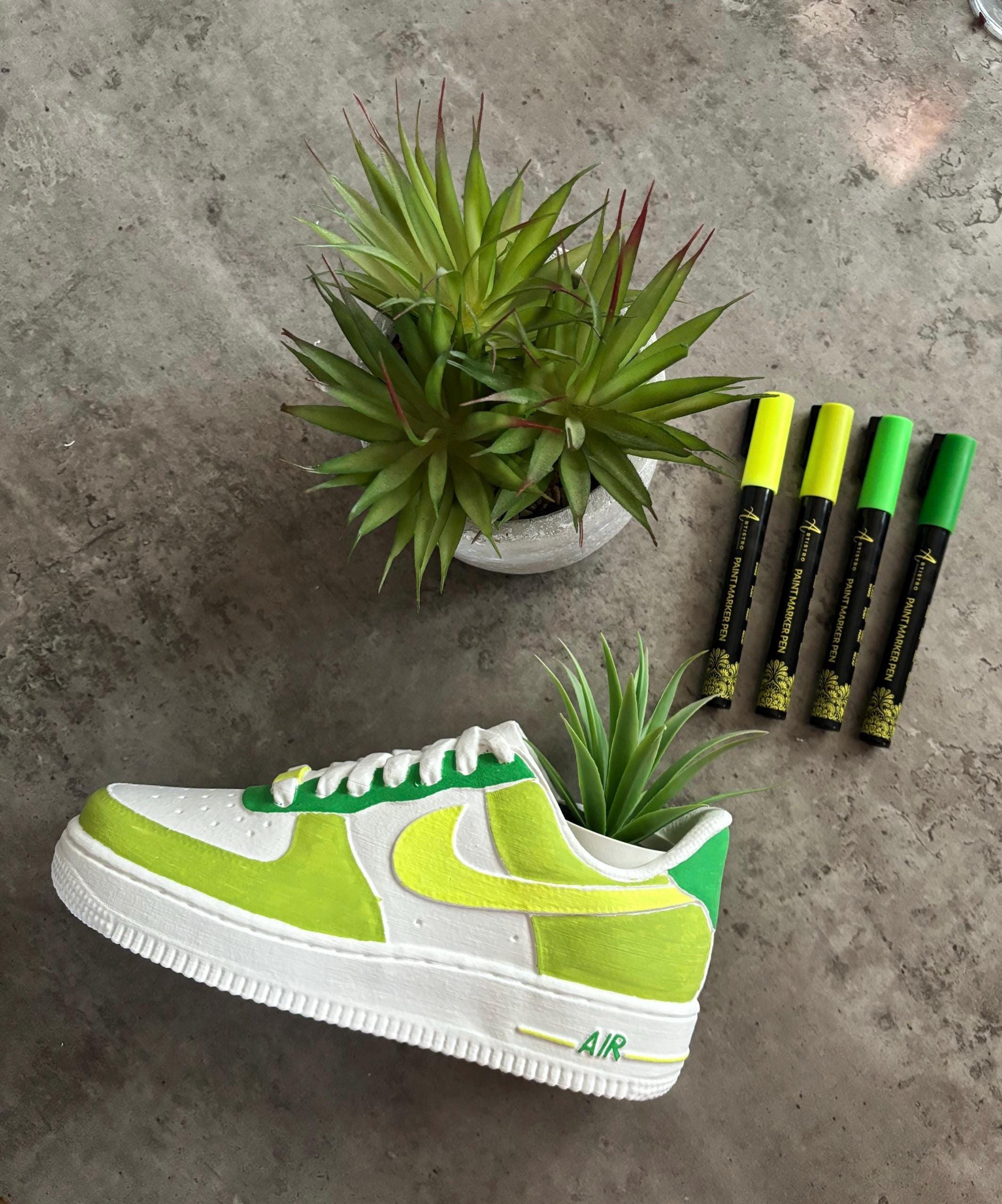 Paint your own - AIR FORCE - 3D printed trainer planter/pot