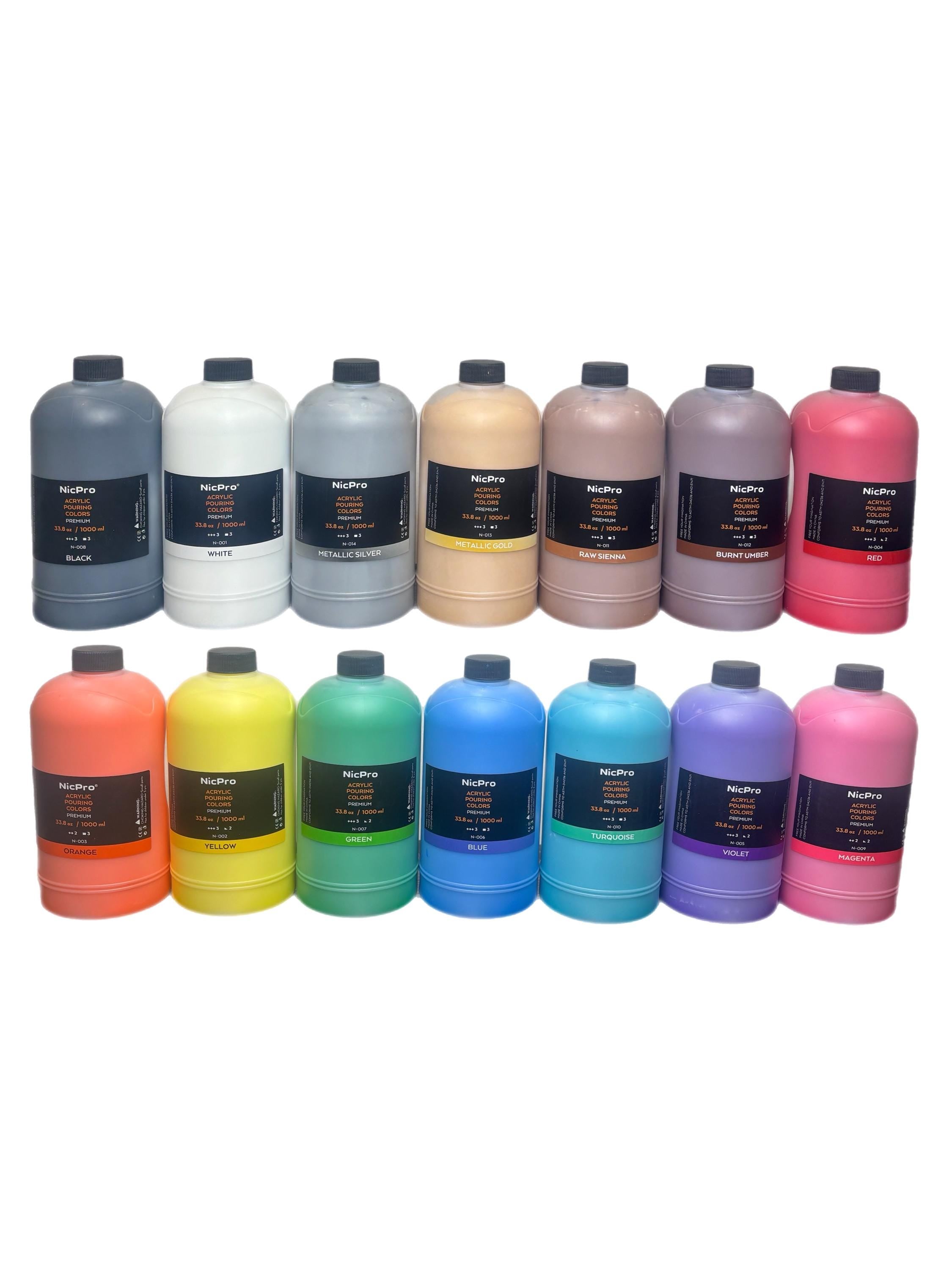 Acrylic paint pour kit