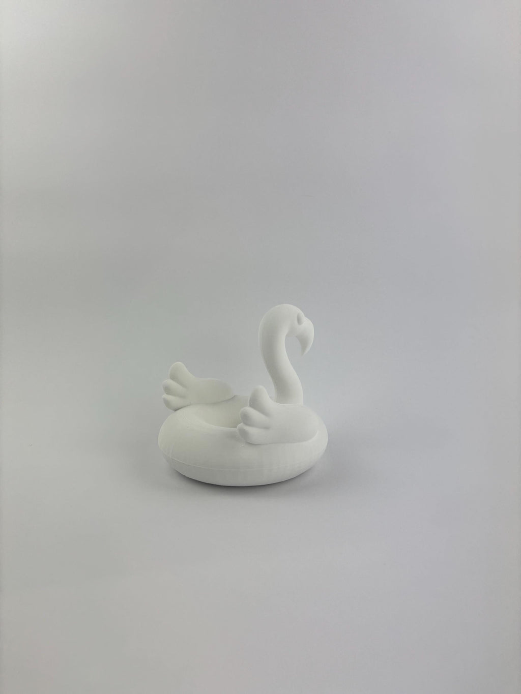 Paint your own - FLAMINGO POOL FLOATIE - jewelry tray/planter