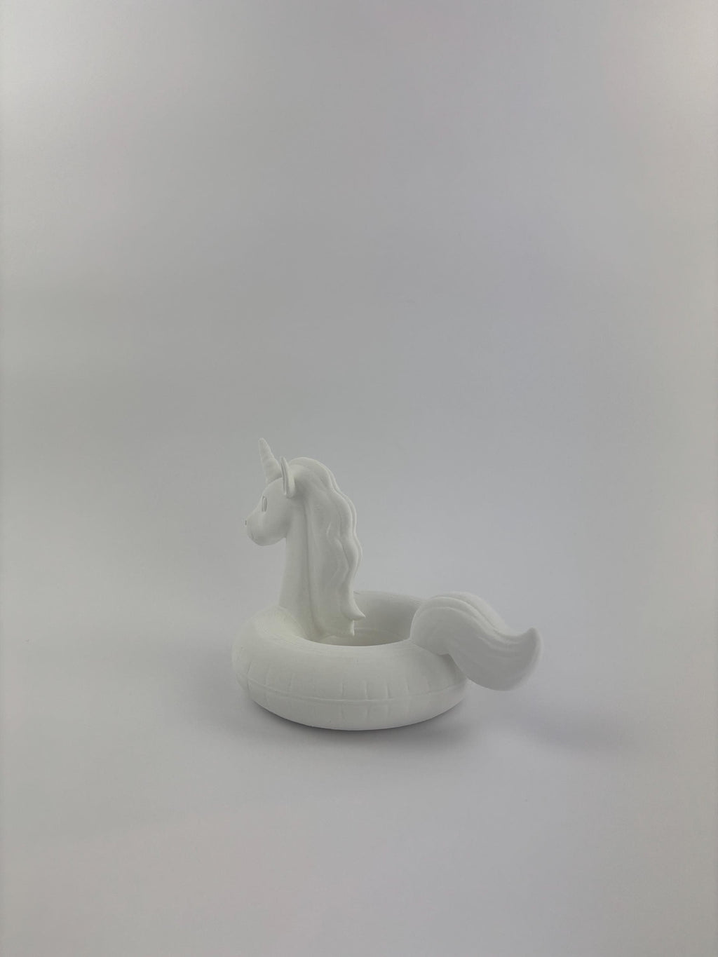 Paint your own - UNICORN POOL FLOATIE - jewelry tray/planter