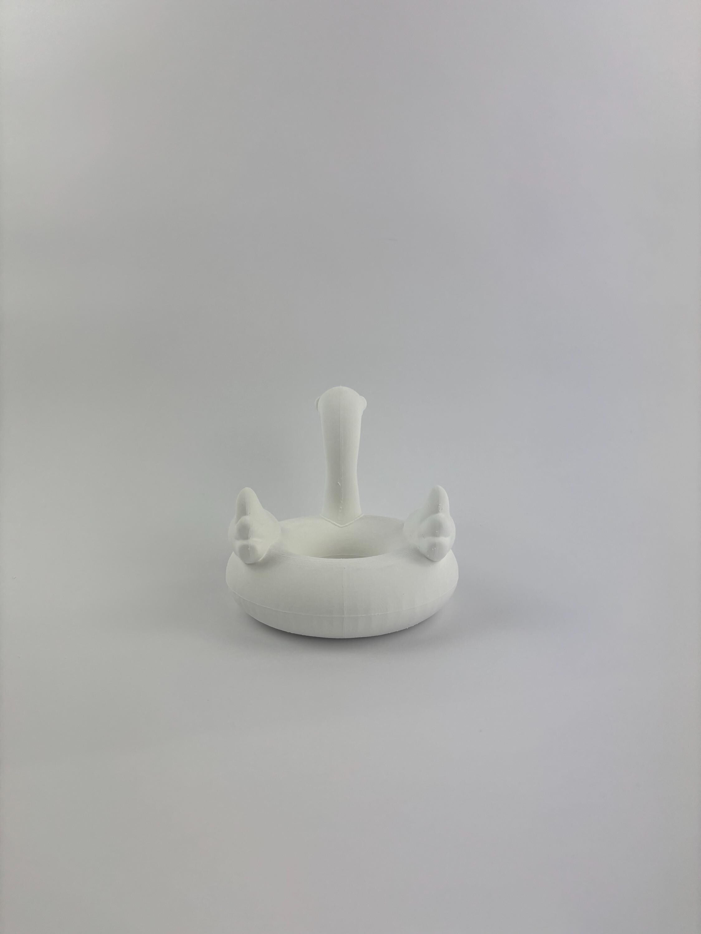 Paint your own - FLAMINGO POOL FLOATIE - jewelry tray/planter